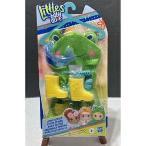 Baby Alive Littles Little Styles Puddles in The Park Rain Outfit for Littles NEW